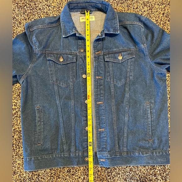 Line of Trade Montana Denim Trucker Jacket Dark Wash  2XL - Picture 5 of 7